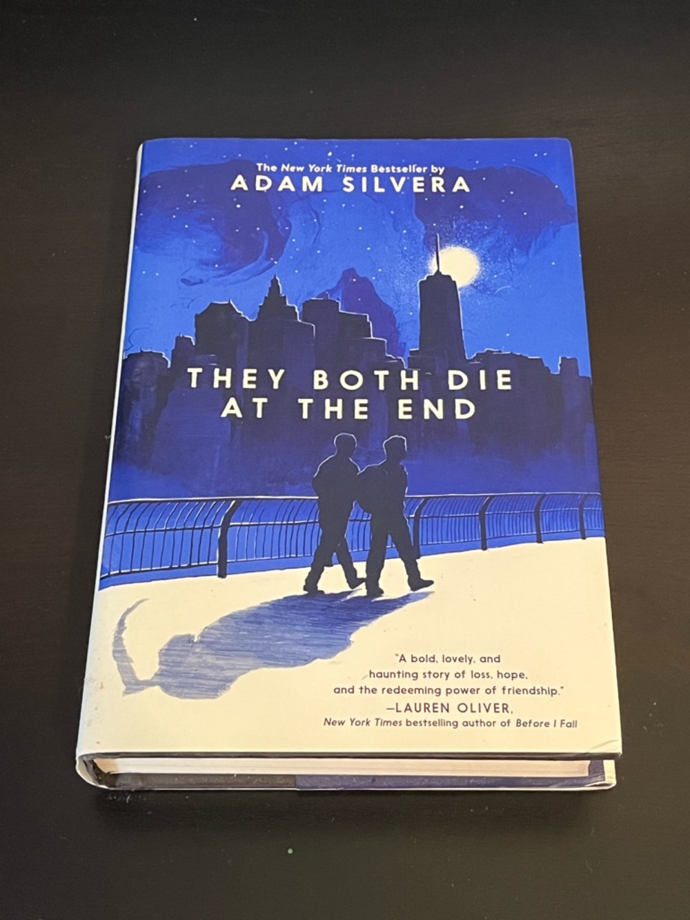 They Both Die at the End by Adam Silvera - Blue Hardcover book
